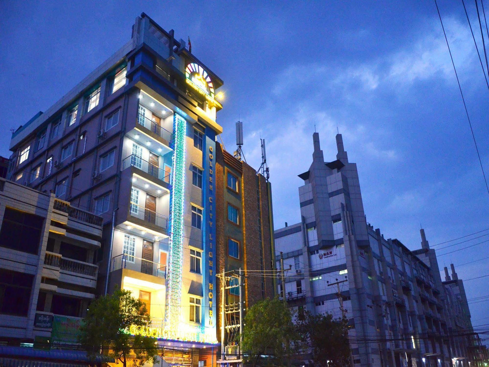 Golden City Light Hotel Mandalay Exterior foto