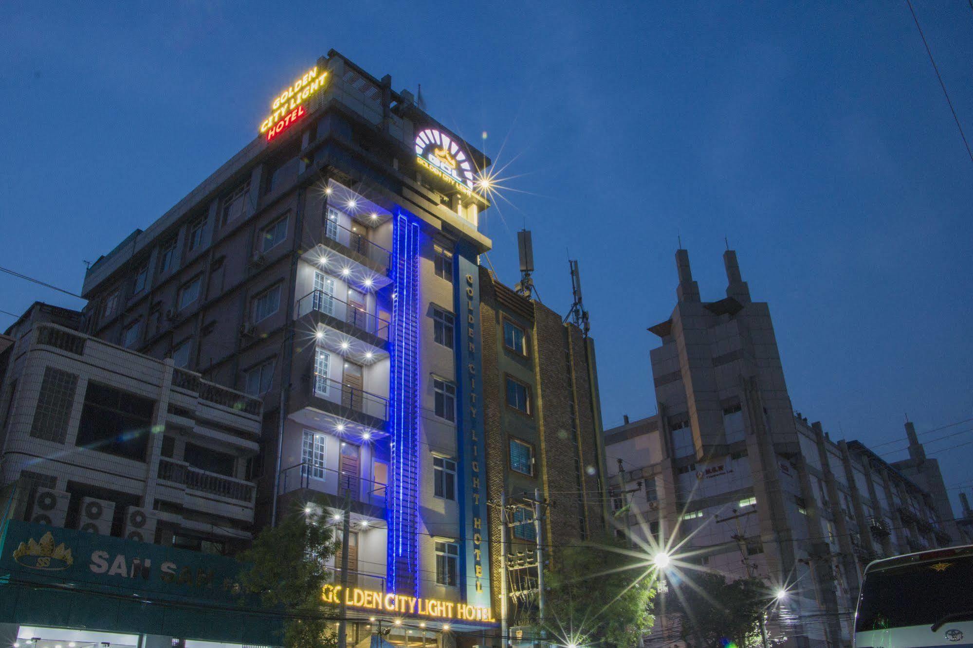 Golden City Light Hotel Mandalay Exterior foto
